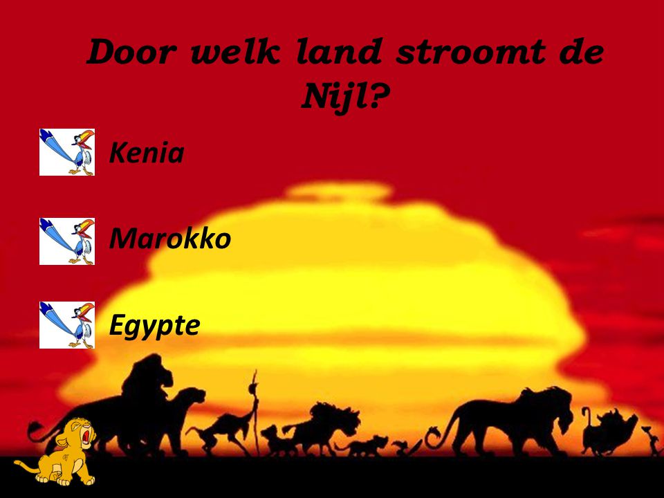 Door welk land stroomt de Nijl