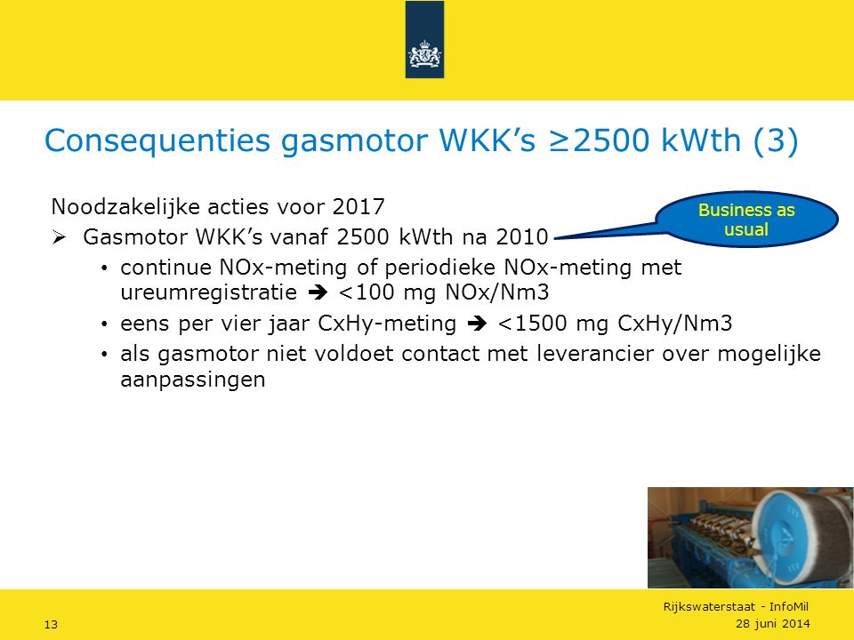 Consequenties gasmotor WKK’s ≥2500 kWth (3)