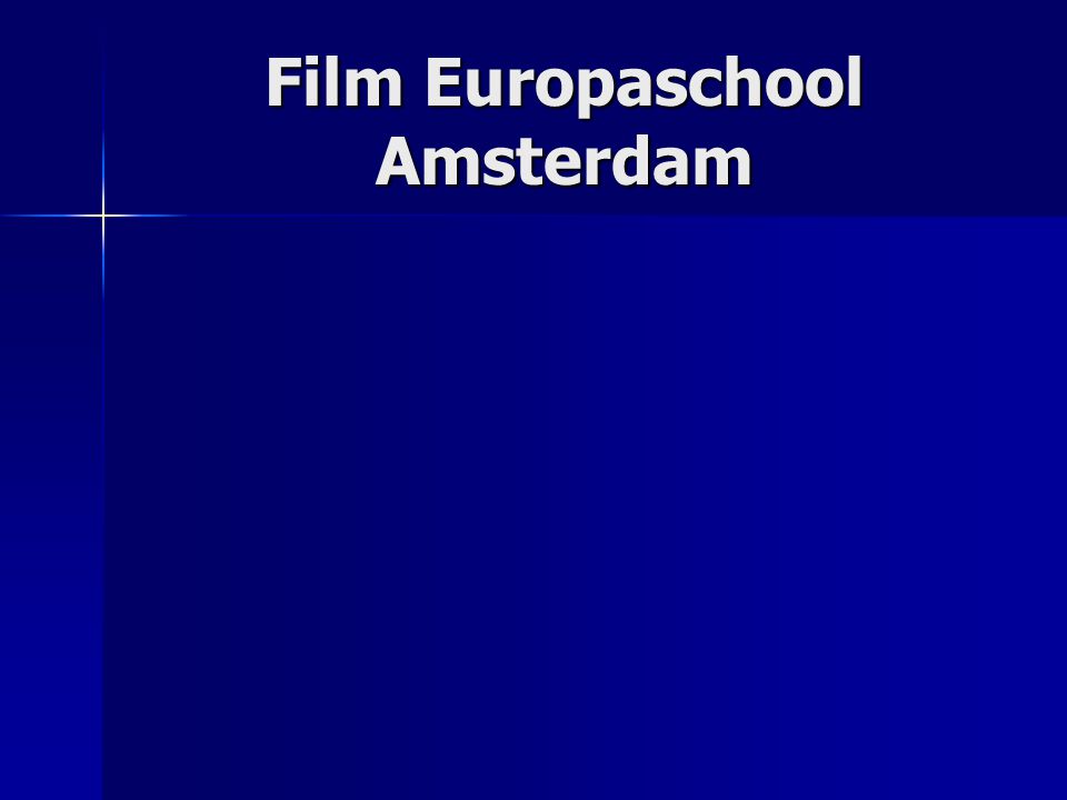 Film Europaschool Amsterdam
