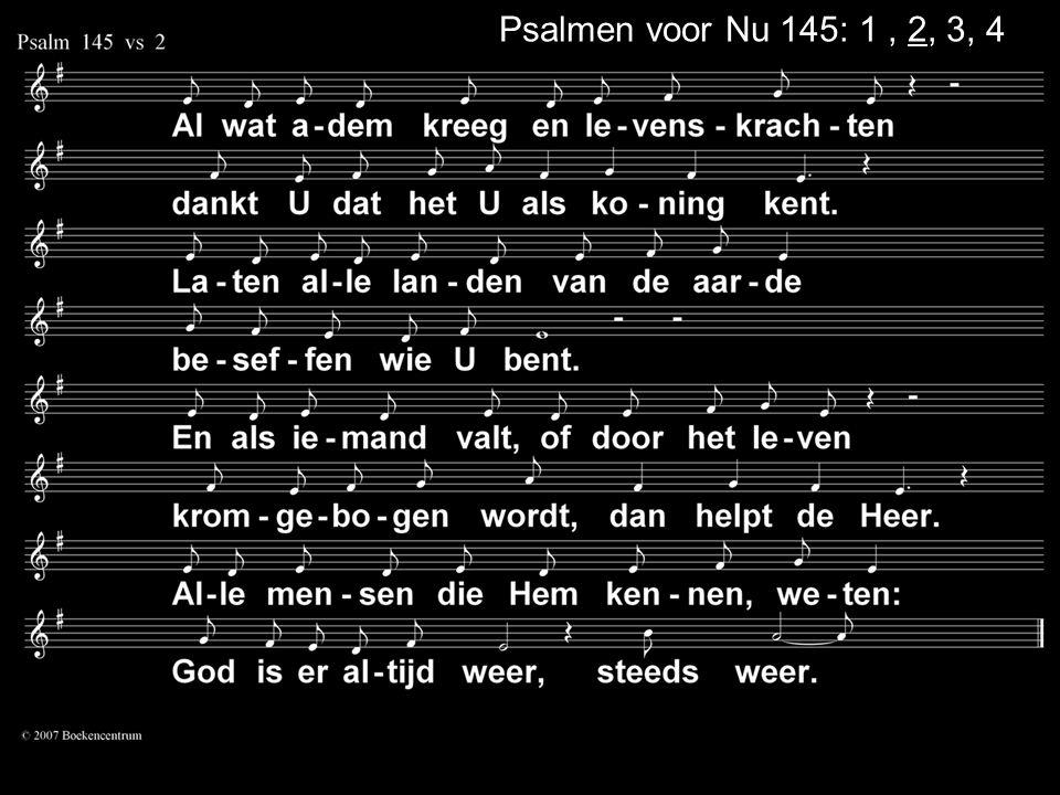 Psalmen voor Nu 145: 1 , 2, 3, 4