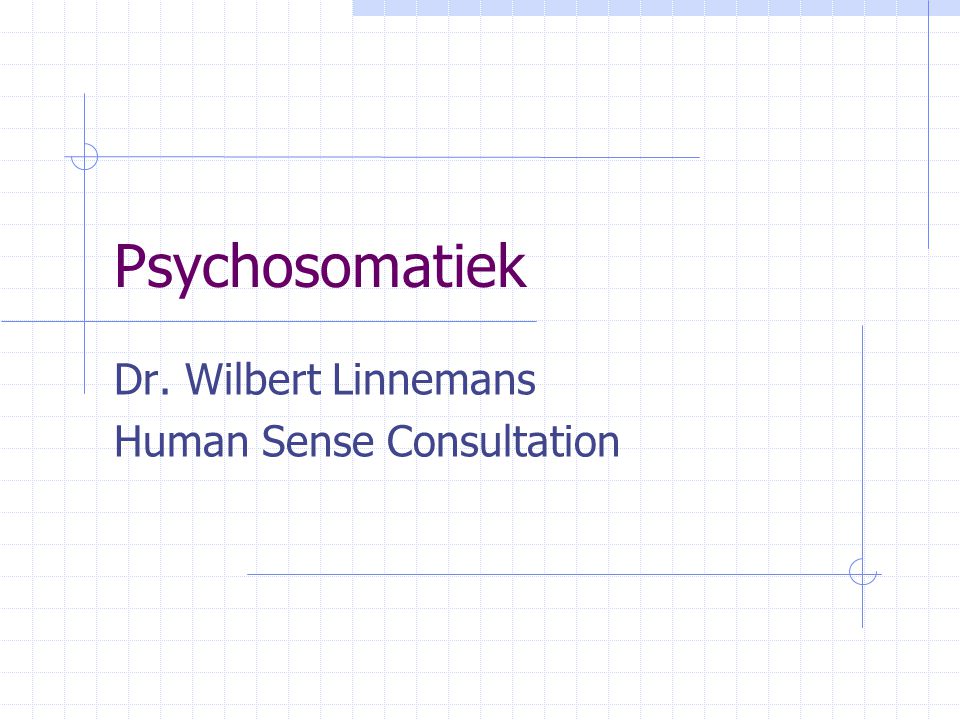Dr. Wilbert Linnemans Human Sense Consultation