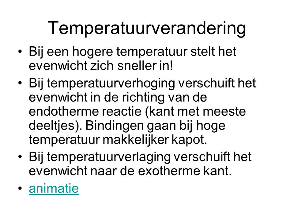 Temperatuurverandering
