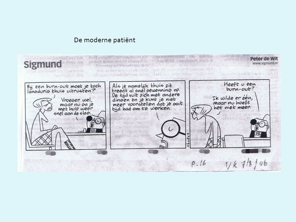 De moderne patiënt