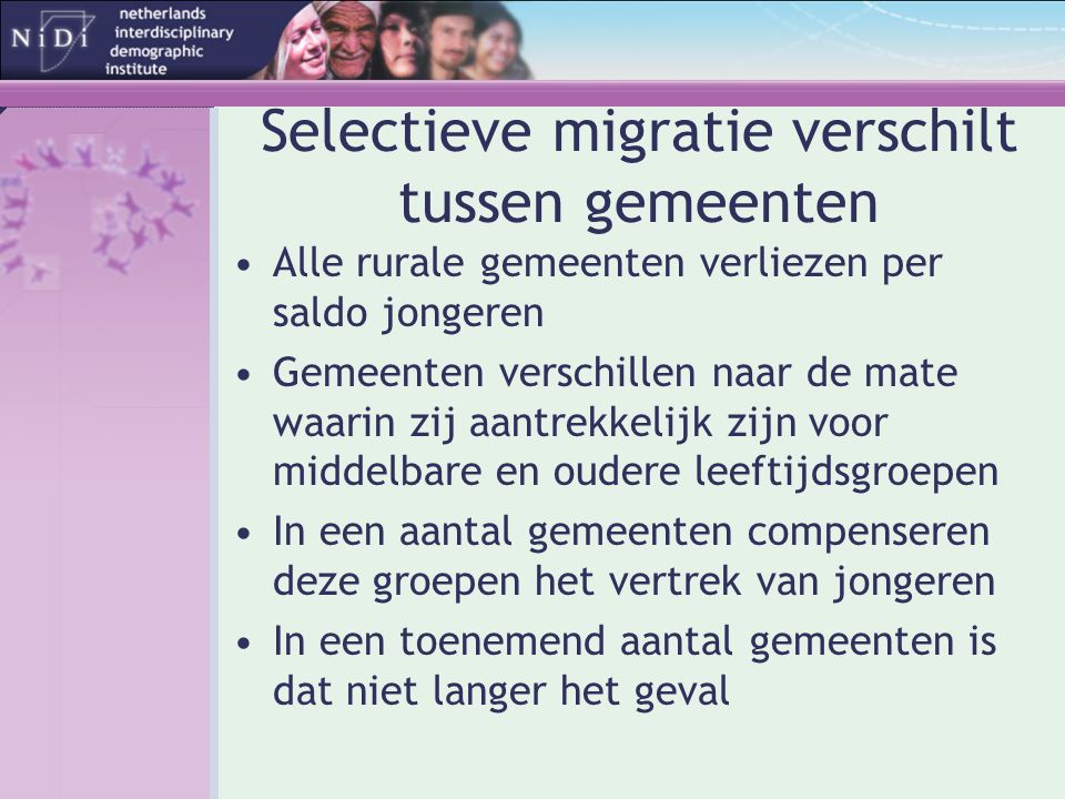 Selectieve migratie verschilt tussen gemeenten