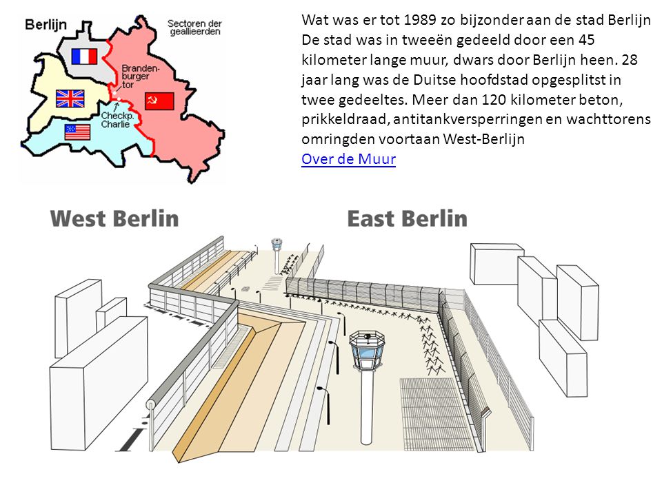 Wat was er tot 1989 zo bijzonder aan de stad Berlijn