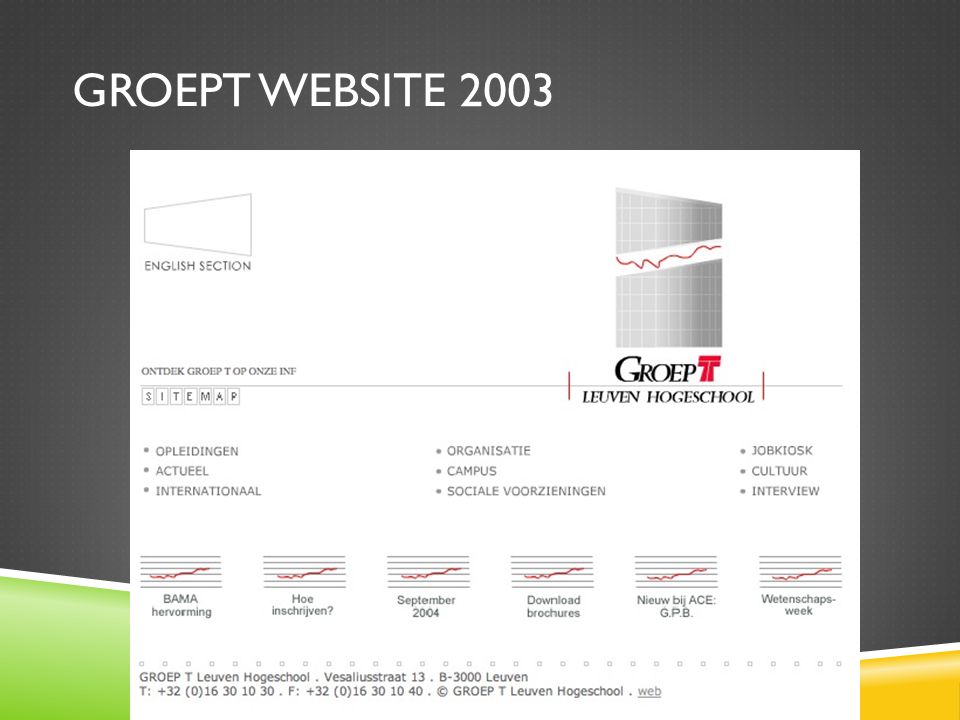 groept website 2003