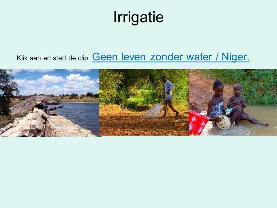 Irrigatie Klik aan en start de clip: Geen leven zonder water / Niger.
