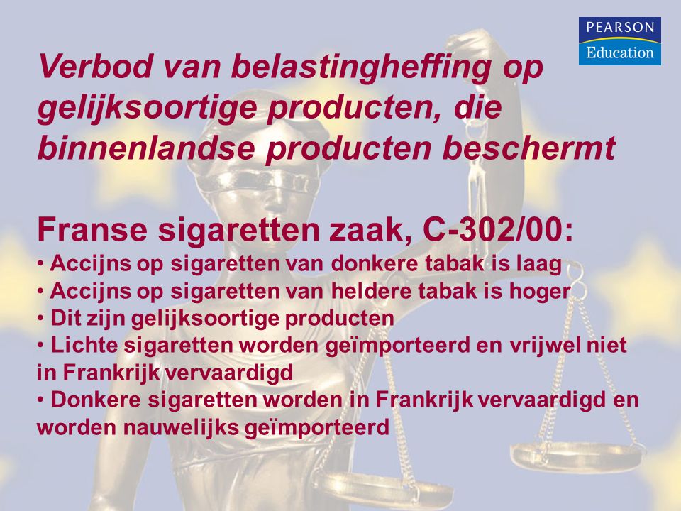 Franse sigaretten zaak, C-302/00: