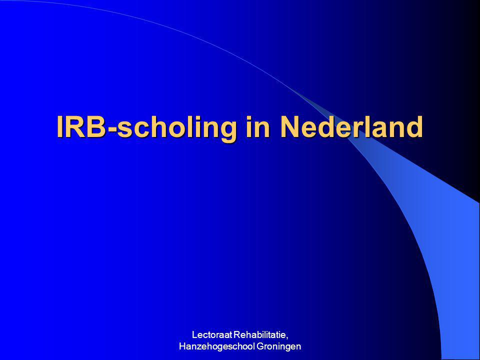IRB-scholing in Nederland