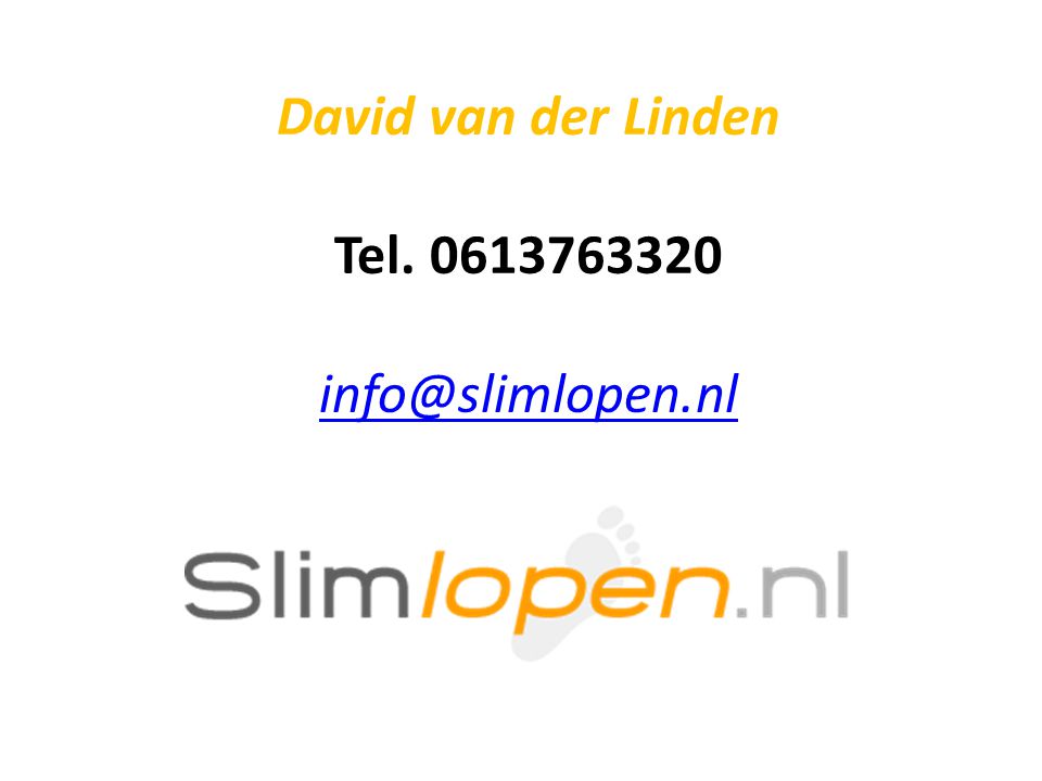 David van der Linden Tel