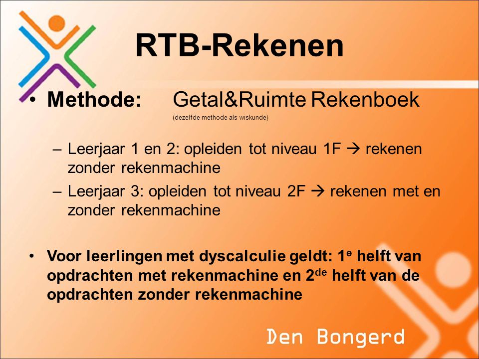 RTB-Rekenen Methode: Getal&Ruimte Rekenboek