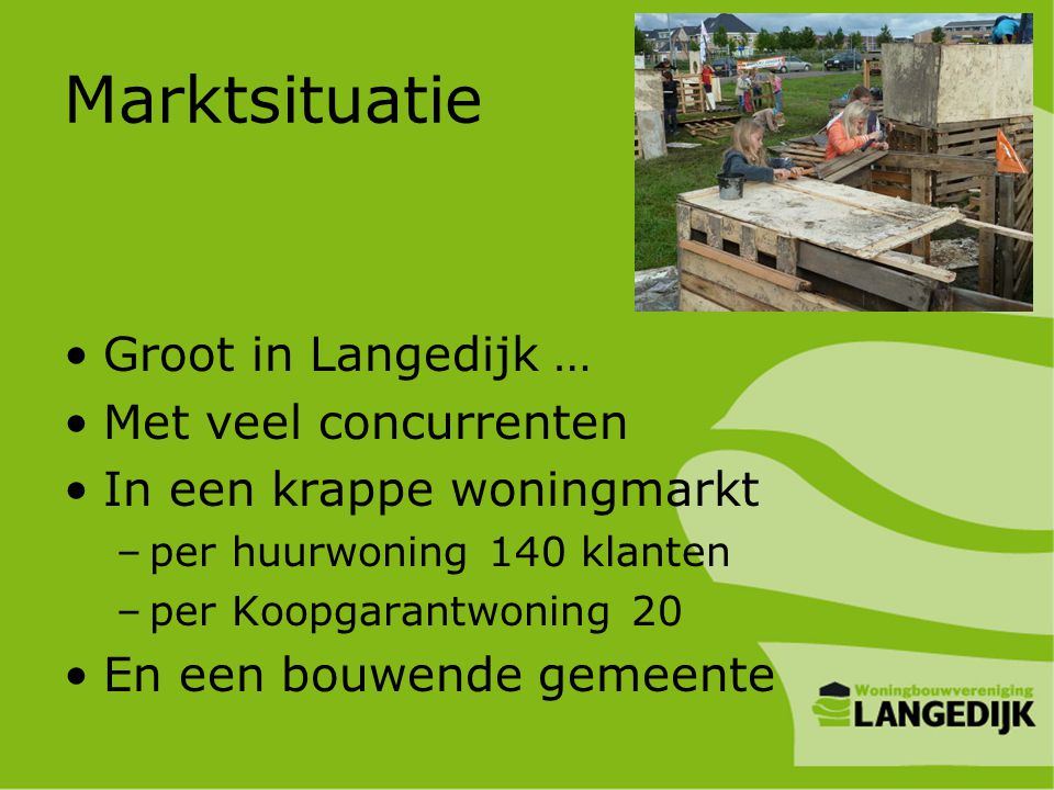 Marktsituatie Groot in Langedijk … Met veel concurrenten