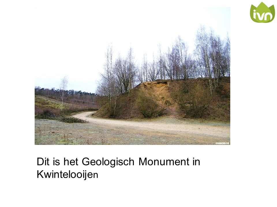 Dit is het Geologisch Monument in Kwintelooijen