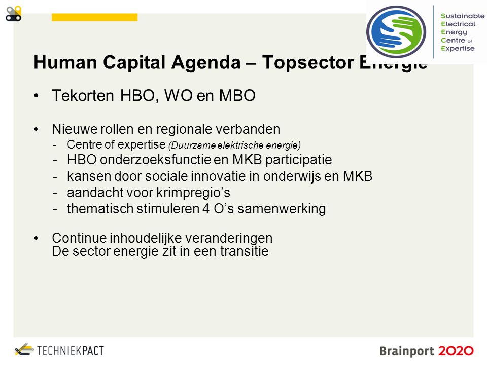 Human Capital Agenda – Topsector Energie