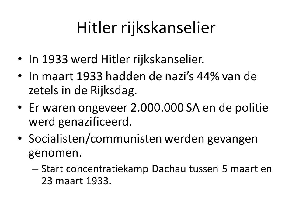 Hitler rijkskanselier