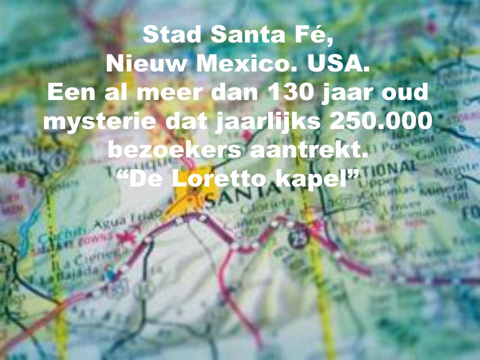 Stad Santa Fé, Nieuw Mexico. USA