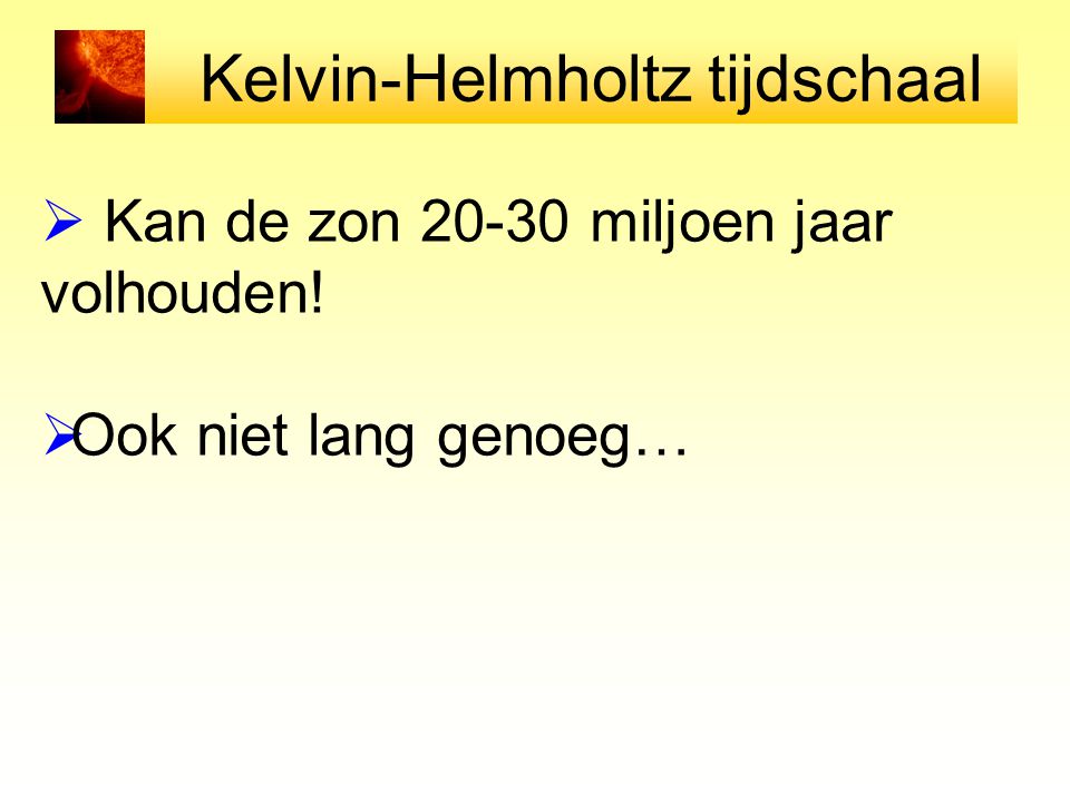 Kelvin-Helmholtz tijdschaal