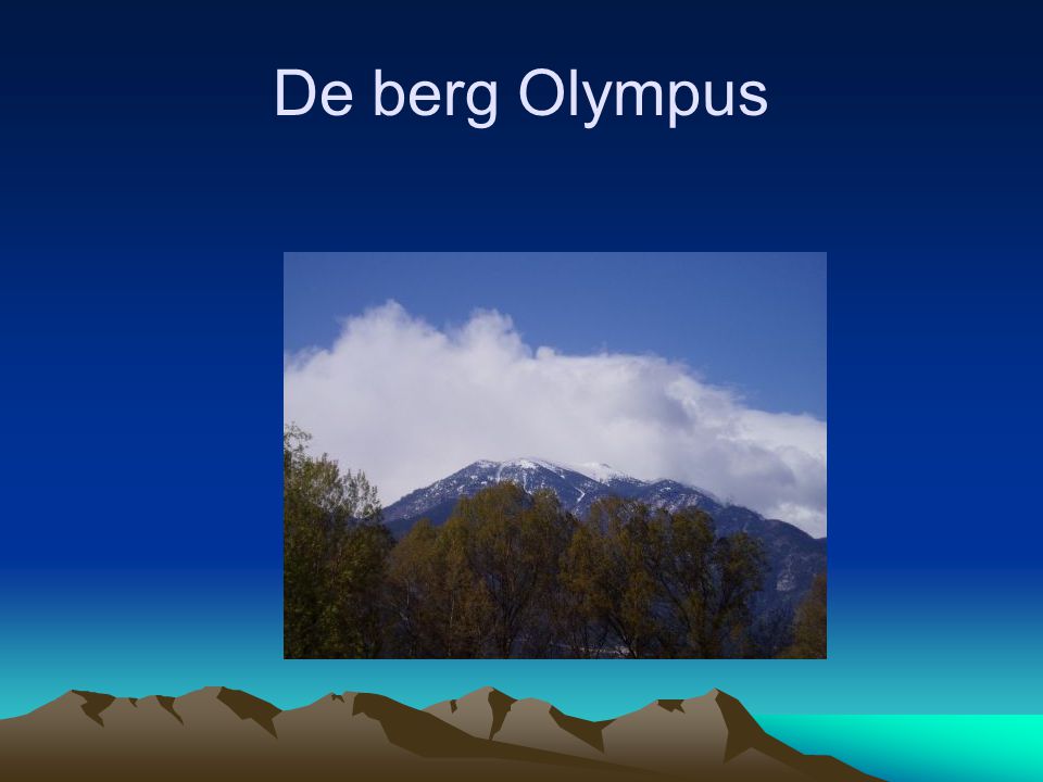 De berg Olympus