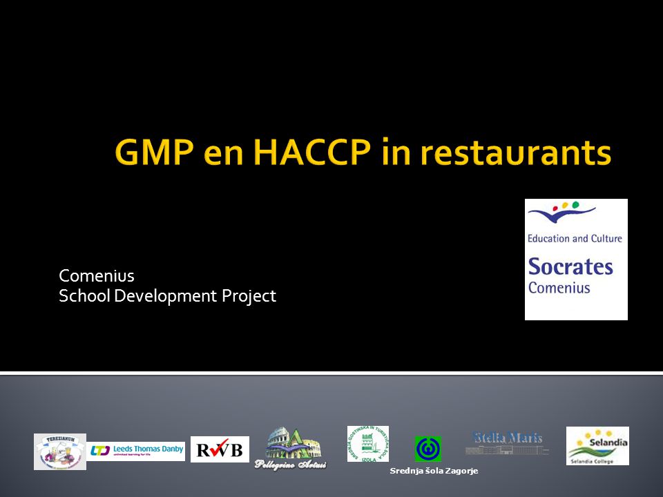 GMP en HACCP in restaurants
