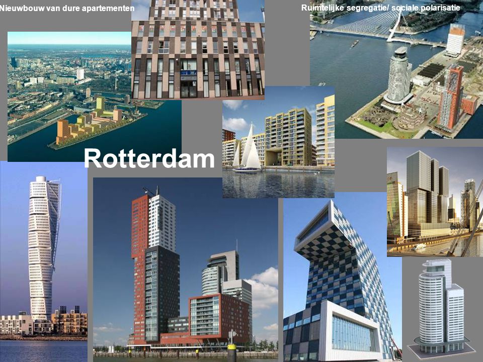 Rotterdam Nieuwbouw van dure apartementen