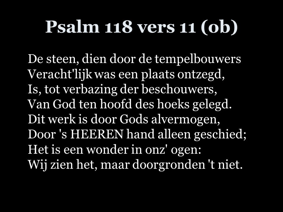 Psalm 118 vers 11 (ob)