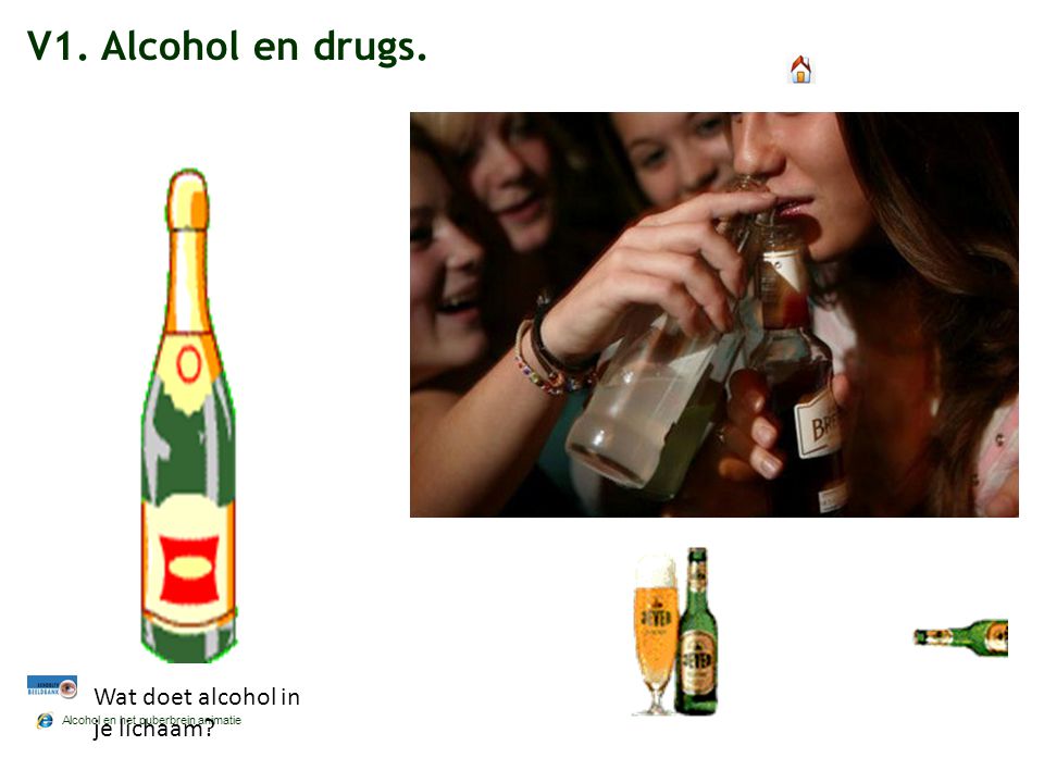V1. Alcohol en drugs. Wat doet alcohol in je lichaam