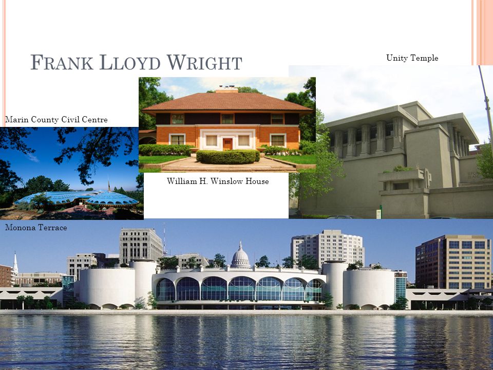 Frank Lloyd Wright Unity Temple Marin County Civil Centre