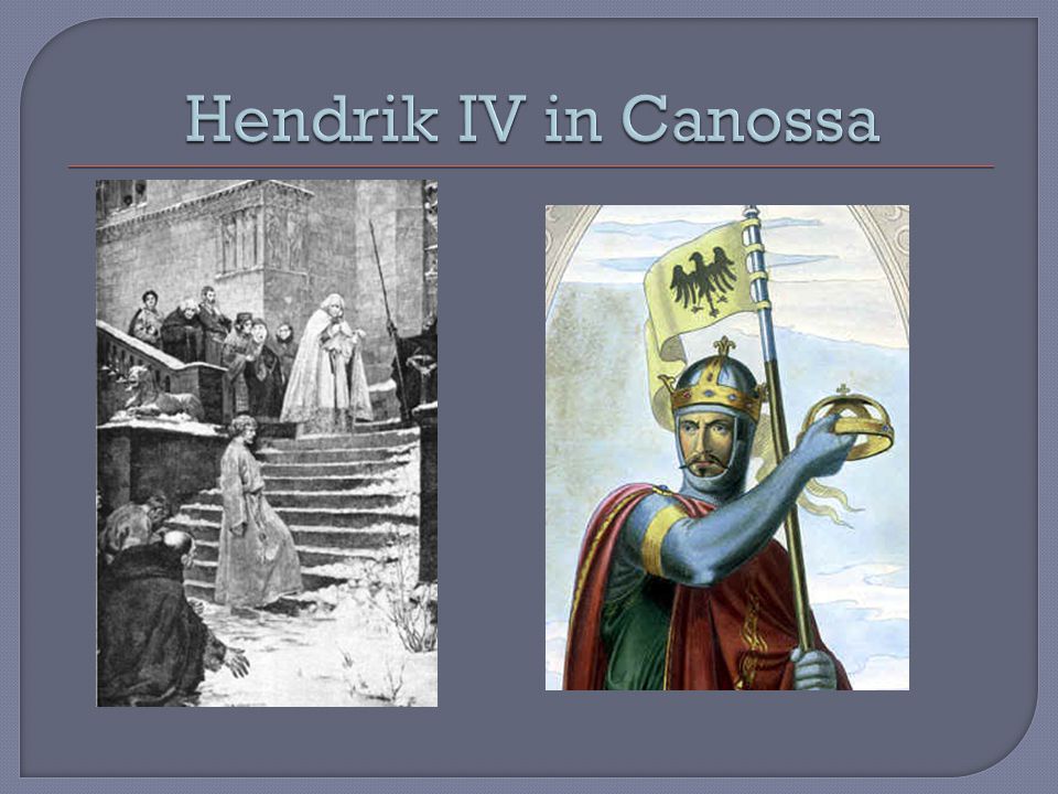 Hendrik IV in Canossa