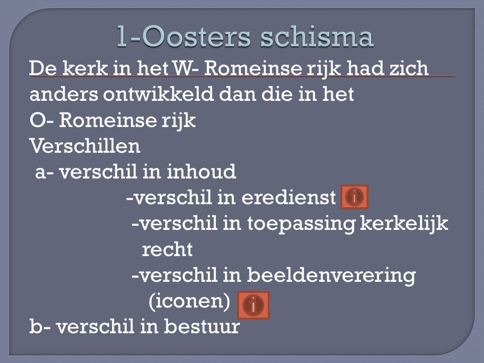1-Oosters schisma