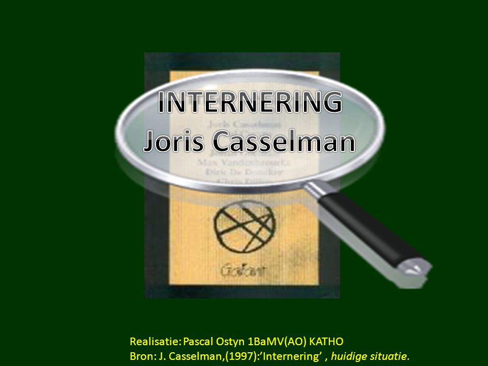 INTERNERING Joris Casselman