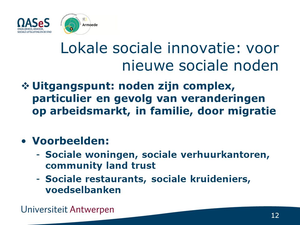 Lokale sociale innovatie: werken aan samenwerking tussen diensten