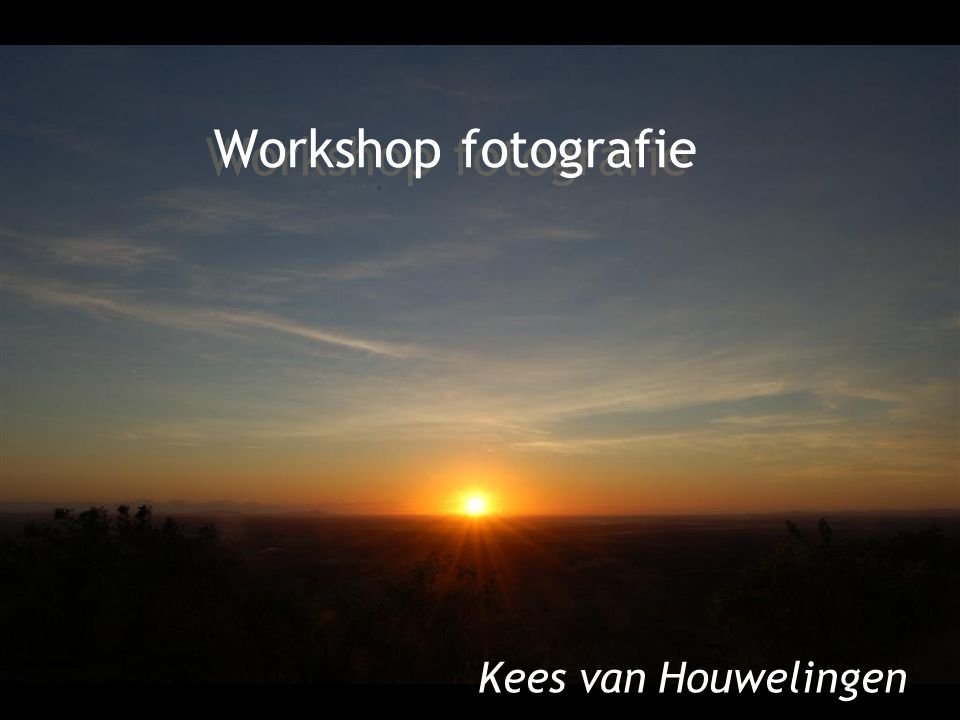 Workshop fotografie Kees van Houwelingen 4/3/2017