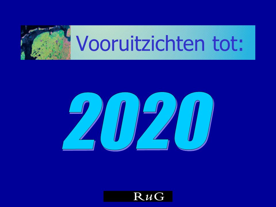 Vooruitzichten tot: 2020