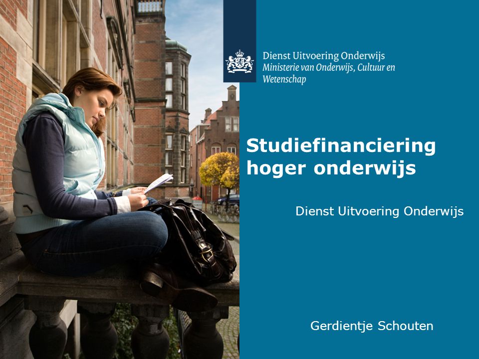 Studiefinanciering hoger onderwijs