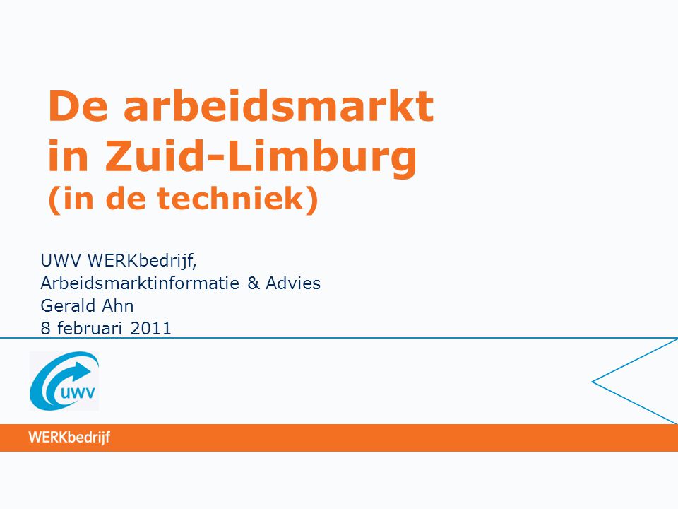 De arbeidsmarkt in Zuid-Limburg (in de techniek)