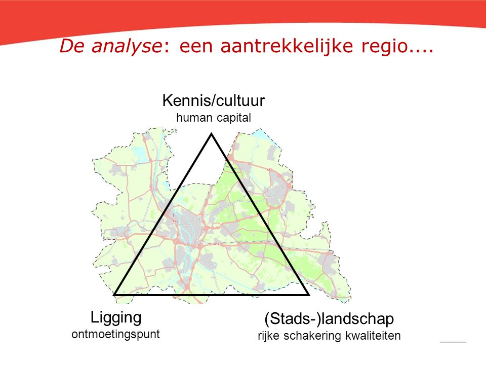 De analyse: een aantrekkelijke regio....