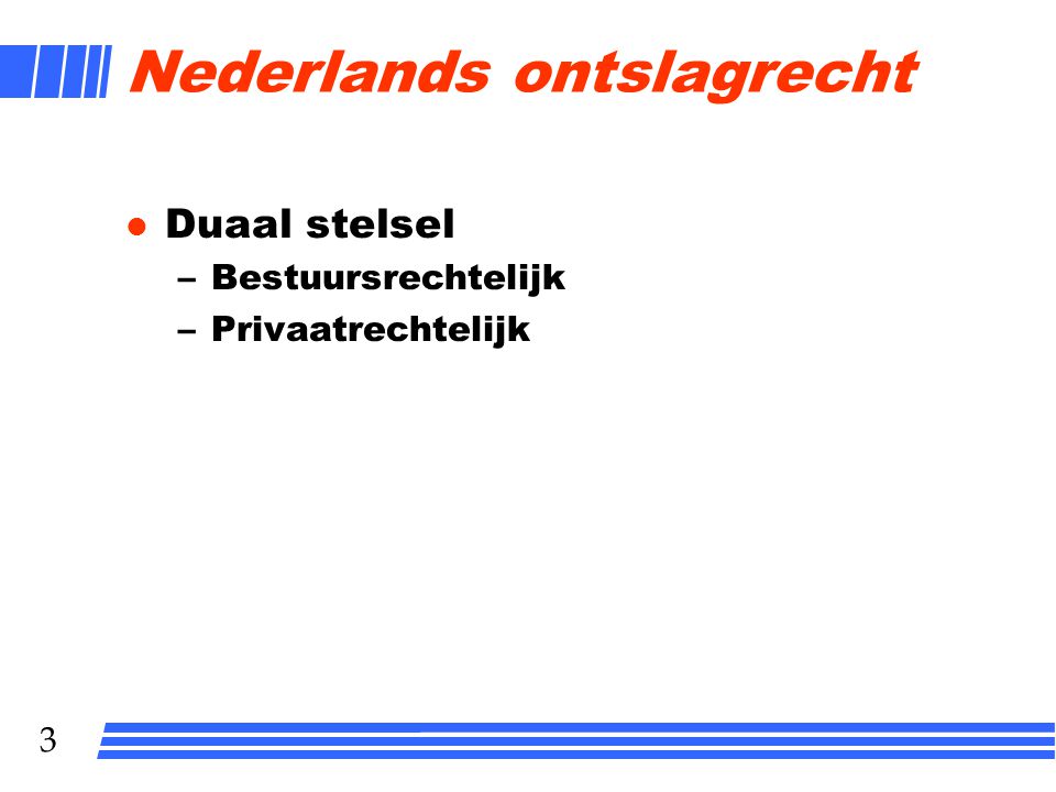 Nederlands ontslagrecht