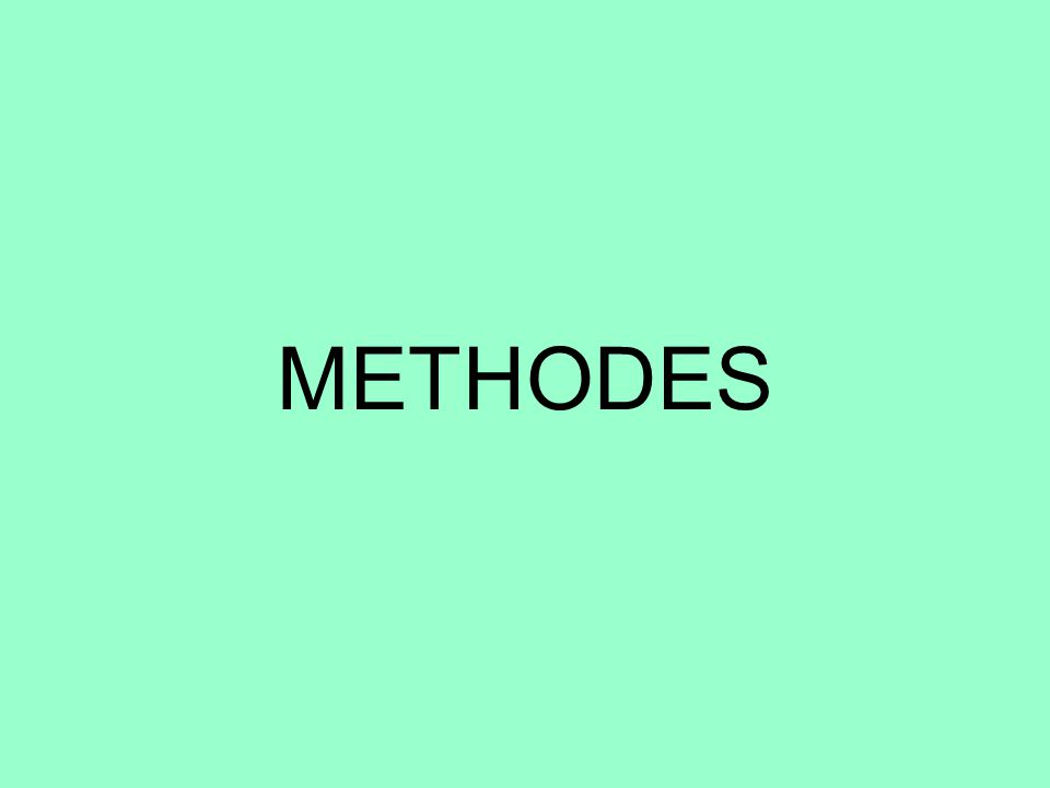METHODES