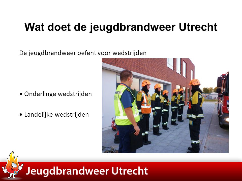 Wat doet de jeugdbrandweer Utrecht