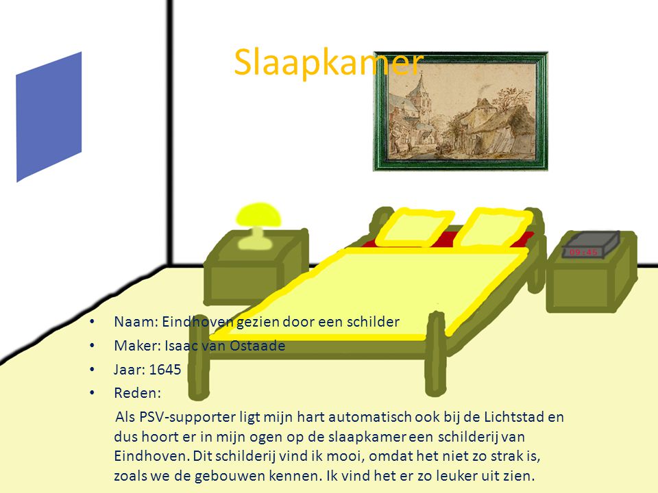 Slaapkamer Naam: Eindhoven gezien door een schilder