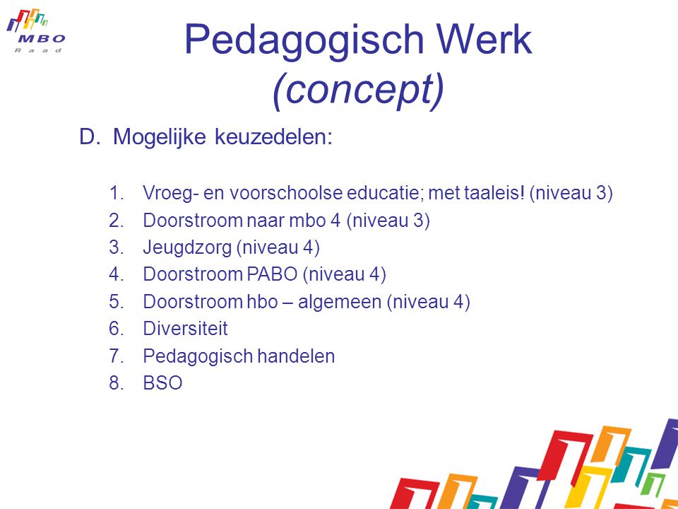 Pedagogisch Werk (concept)