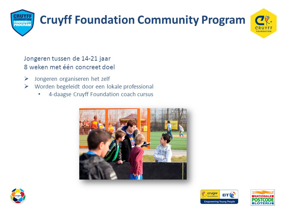 Cruyff Foundation Community Program