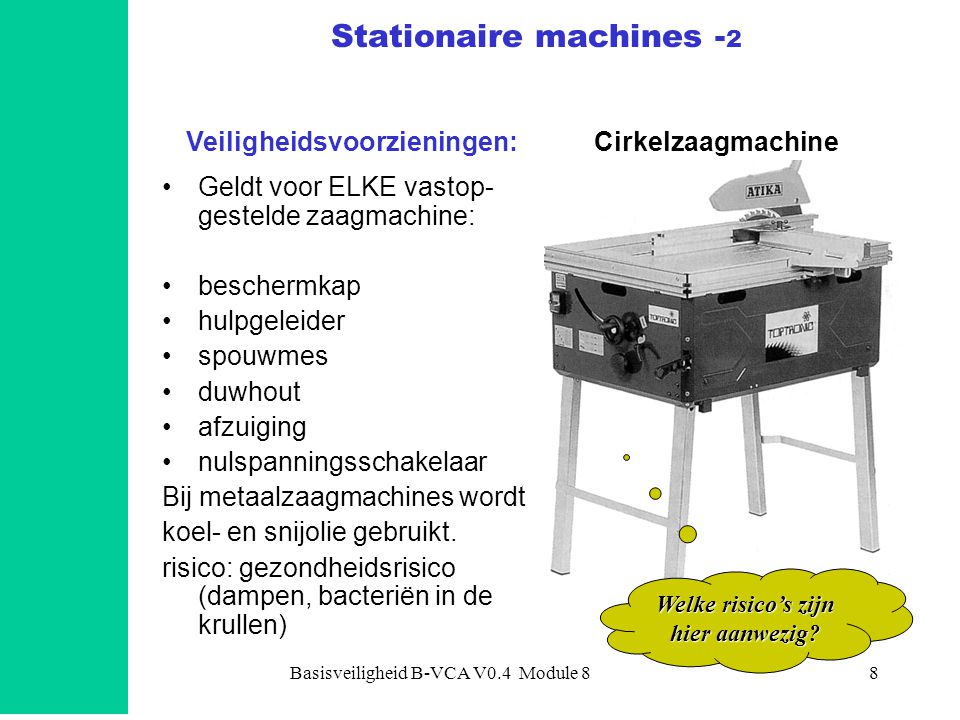 Stationaire machines -2