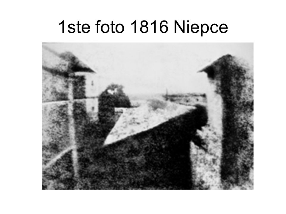 1ste foto 1816 Niepce