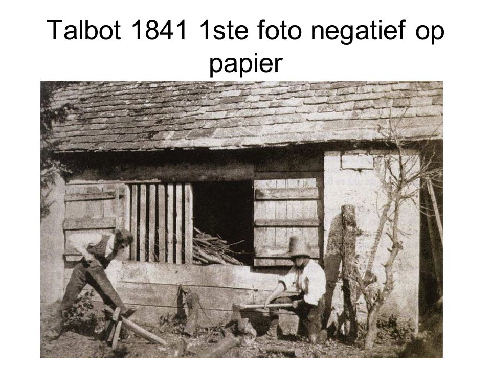 Talbot ste foto negatief op papier