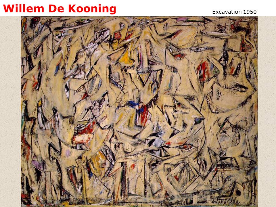 Willem De Kooning Excavation 1950