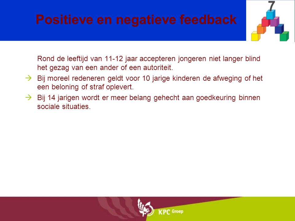 Positieve en negatieve feedback