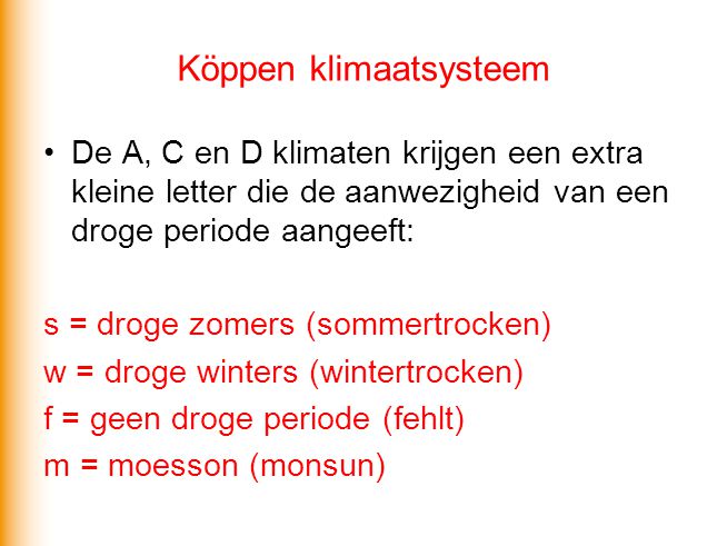 Köppen klimaatsysteem