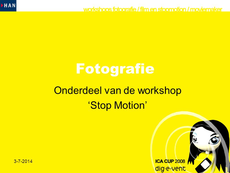 Onderdeel van de workshop ‘Stop Motion’