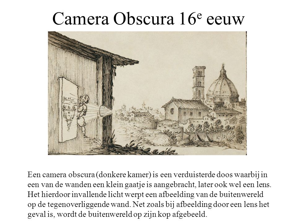Camera Obscura 16e eeuw